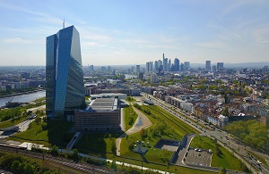 Frankfurt main sky line