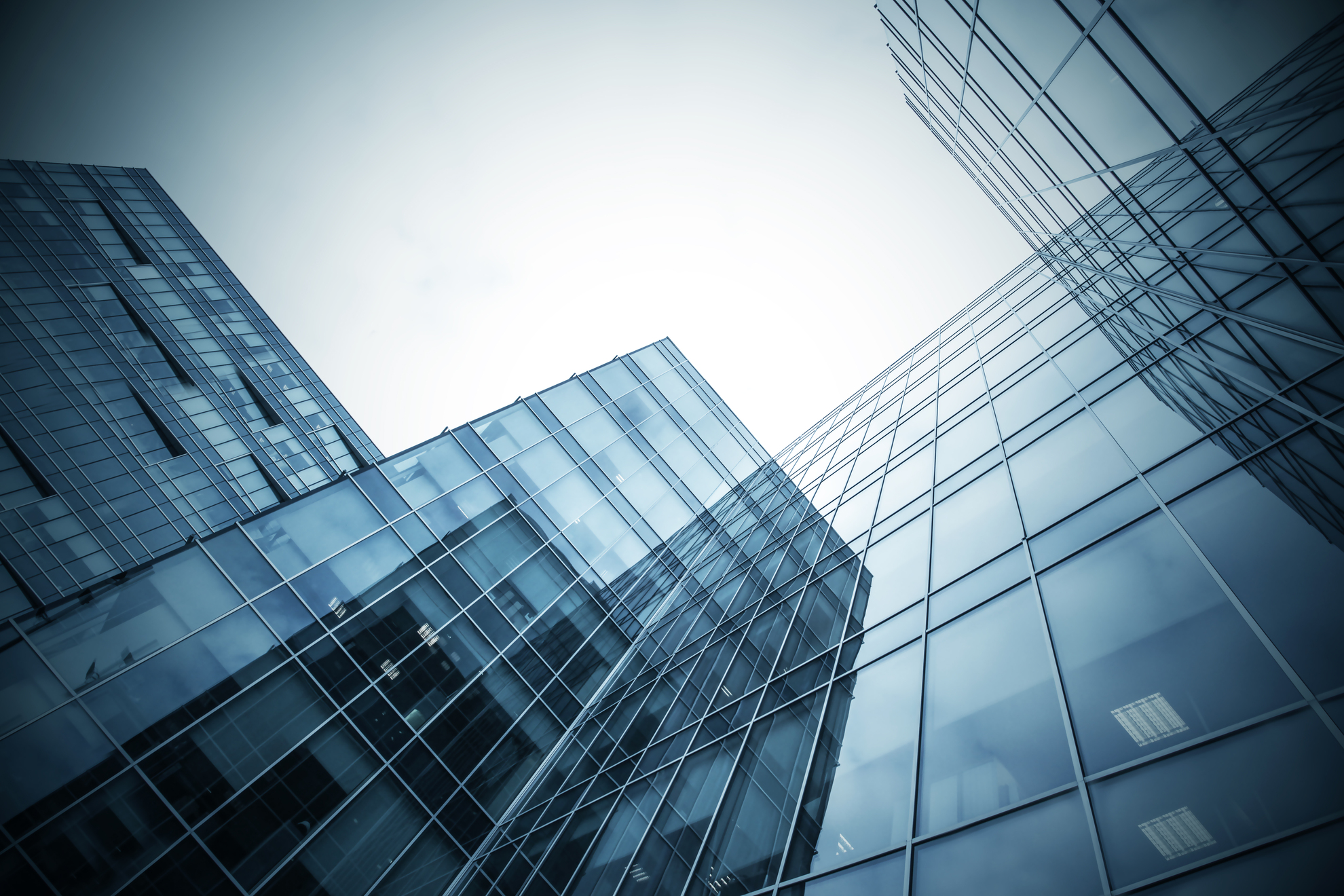 Glass building